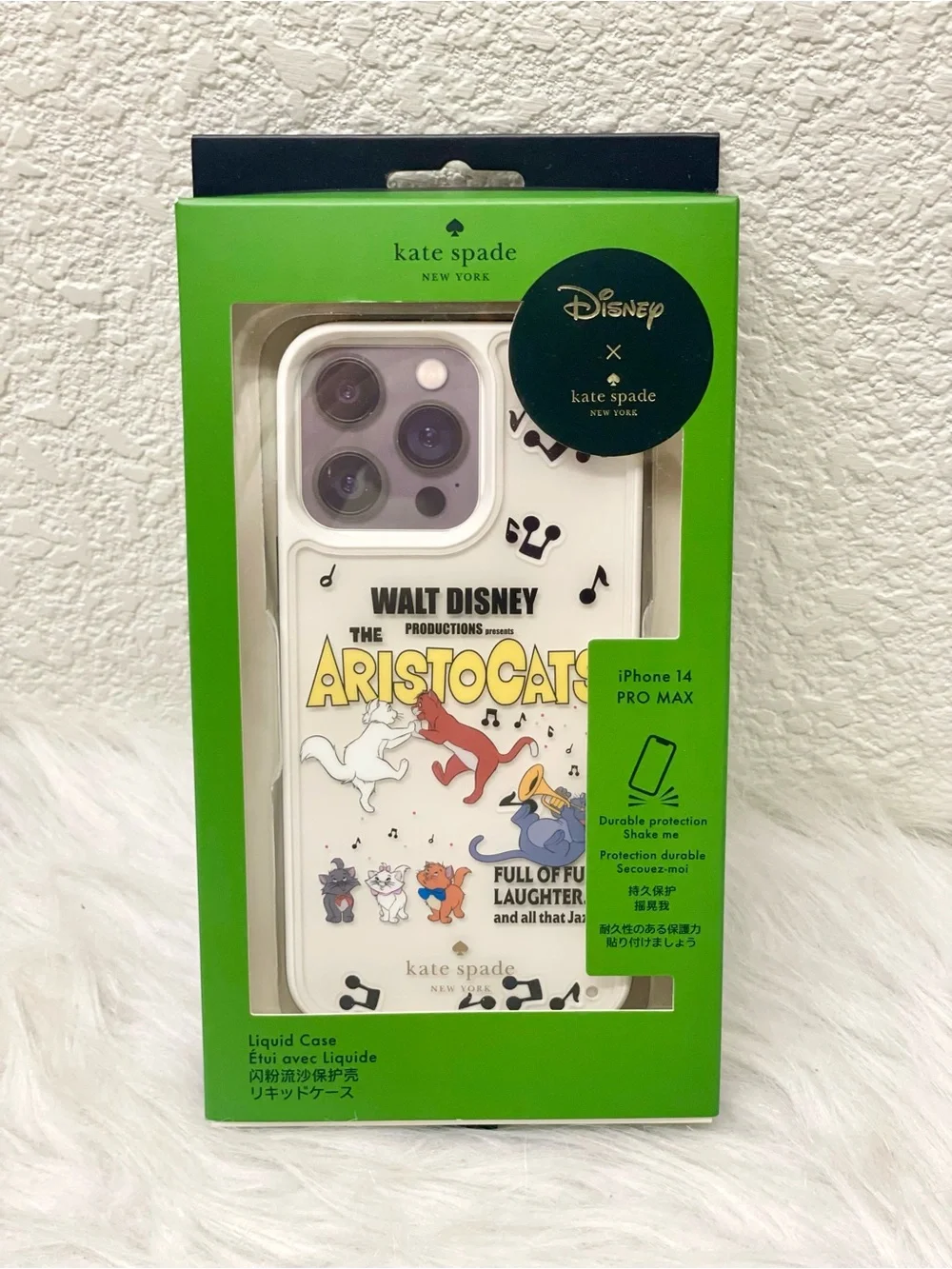 Disney X Kate Spade New York Aristocats iPhone 14 Pro Max Case KC664